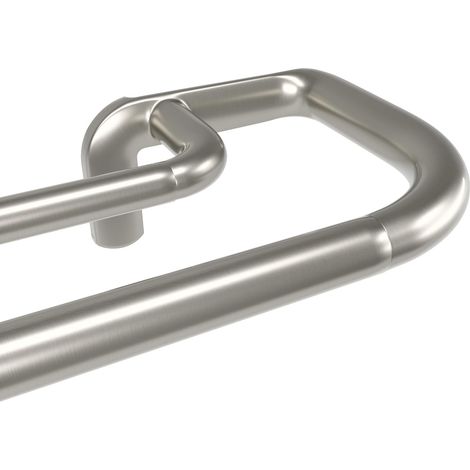 Twilight Double Tringle à Rideaux Extensible, 76-213 cm, D25mm, Nickel (1/5)