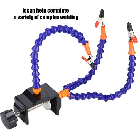 Support de Bras Articulés pour Soudure Électronique avec Pince Réglable (1/4)