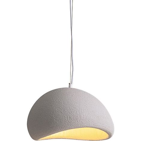 40CM Lustre Personnalisé Créatif D'Intérieur Plafonnier Rétro E27 Suspension Lustre Moderne Gris (1/5)
