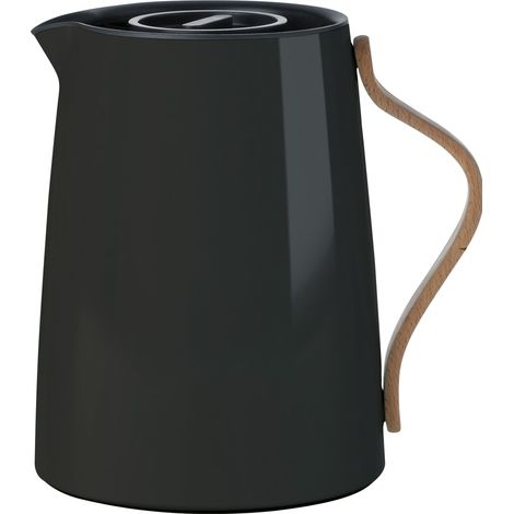 Stelton Emma Isolierkanne Schwarz 1 Liter Minimalistisches Design (1/2)