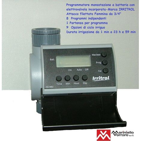 Programmatore Elettronico Monostazione a batteria marca Irritrol tipo IT-ETT