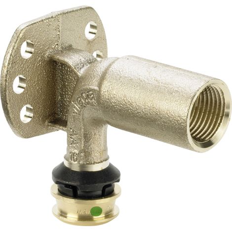 Plaque murale avec SC Raxofix 5325 en bronze silicium 16 mm x Rp1/2 x 70 mm
