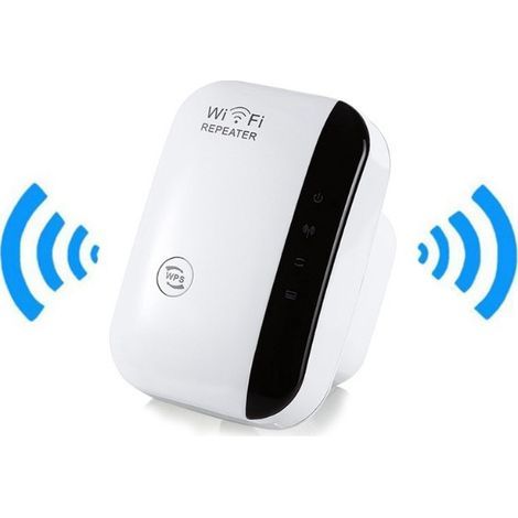 WiFi Amplifier, 2.4G Home Wireless Internet Amplifier, Super Improved 300Mbps WiFi Range Extender, WLAN Signal Repeater, Easy Installation and Coverage (1/4)