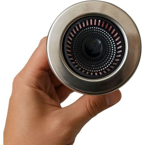 Tappo Lavandino Click Clack 2in1 Piletta Filtro Scarico Lavabo Universale 87013