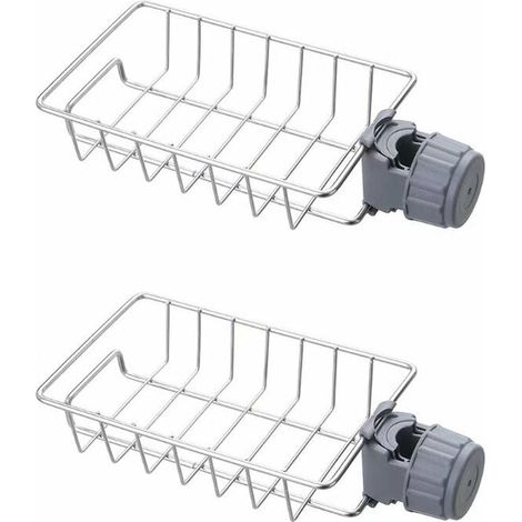 Ulisem 2er Set Duschablage ohne Bohren Edelstahl, Edelstahl Teleskop Badezimmerregal, Duschstützregal, Duschstangenseifenhalter, Duschablage für Shampoo BR-Vie
