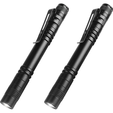 Stück LED-Taschenlampen mit hoher Leuchtkraft, Mini-Taschenlampen in Stiftform, tragbar