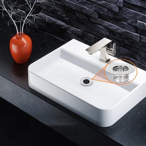 Filtro per scarico lavabo bagno,filtro per scarico,scarico a pavimento cucina,accessori per lavabo,per fori da 3,2 a 3,3 cm,3 pezzi (1/4)
