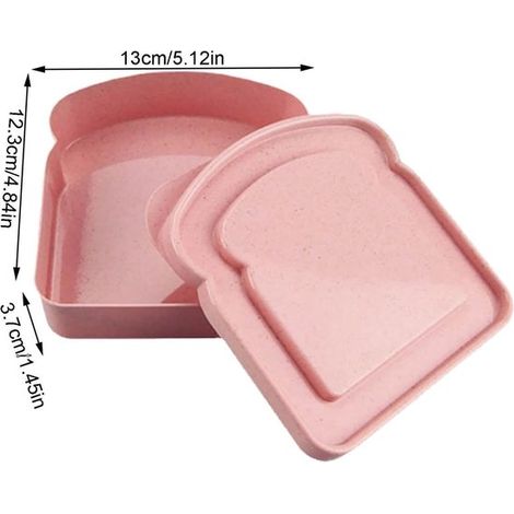 Fiambrera de lujo con compartimentos，A prueba de fugas y apta para lavavajillas，Ideal para la escuela，el trabajo y picnics，Rosa (1/4)