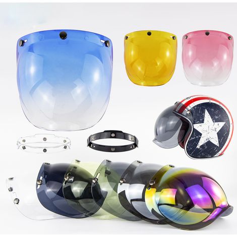 Visière de casque jet, visière bulle pour casque de moto, accessoire pour casque de moto (1/5)