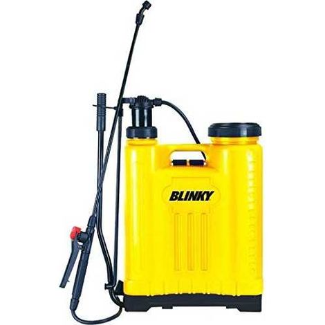 Blinky Pompa Irroratrice a Spalla 15 L Serbatoio Termoplastica Pompa Nylon Leva Ambidestra Spallacci Regolabili Made in Italy
