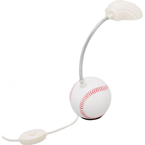 Lampe de table LED avec base en forme de coquillage, éclairage doux, portable et USB, mini lampe de bureau idéale pour la maison, l'école ou le bureau. (1/5)