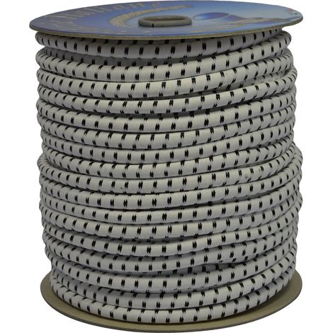 Corderie Italiane 006005087 Treccia Elastica, Bianco