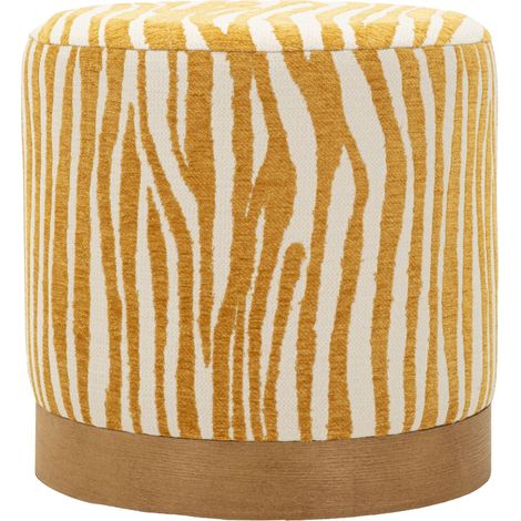 Pouf Savana Moutarde Cm Ø 40X40 (1/5)