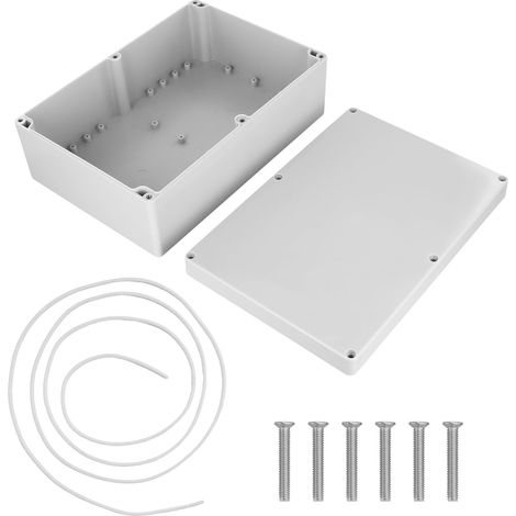 Boite de derivation, IP66 en plastique ABS, etanche exterieur, Blanc, 265 185 95mm (1/5)