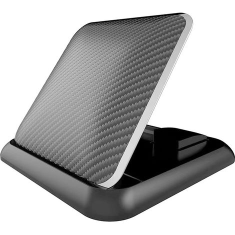 Support Téléphone Voiture - Fixation Ventouse - Compatible Tous Smartphones - Hauteur Réglable - Noir - 1 Pièce (1/5)