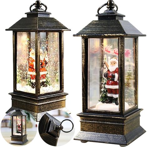 Heckermann 300L Weihnachtslaterne mit Weihnachtsmann