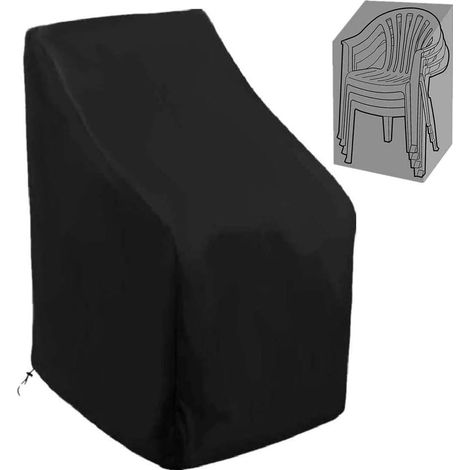 Housse de Chaise Jardin 65 x 65 x 85/114 cm – Housse de Protection en Polyester Oxford Imperméable et Résistante pour Mobilier d’Extérieur (1/4)