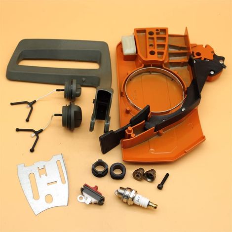 Kit de couverture de plateau de frein côté embrayage pour tronçonneuse Husqvarna 266 268 272 61 66 503 73 66 01, 501 81 48 01, 501 51 38 01, 501 43 14 02, 501626601, 501626602 (1/5)