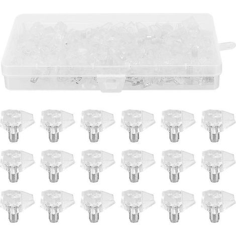 100 Stück transparente Stützstifte