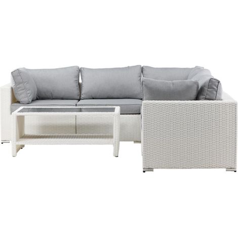 Amazon Loungeset 2 Teile grau,weiß.