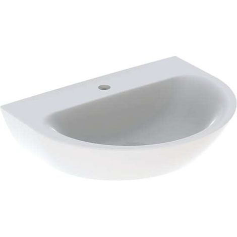 Geberit Renova Waschtisch, 1 Hahnloch, ohne Überlauf, Breite: (1/5)