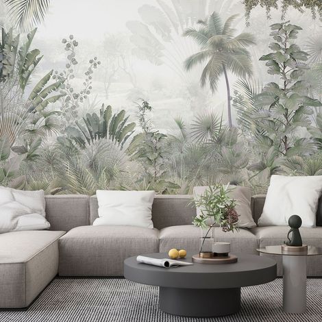 Papier peint panoramique - Forêt tropicale - 130 cm x 67 cm (1/4)