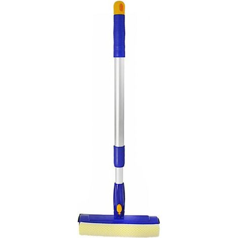 Trade Shop - GLASRASCHER AUSZIEHBARER SCHABER FÜR GROßES GLAS, TELESKOPGRIFF, DREHKOPF - (1/3)