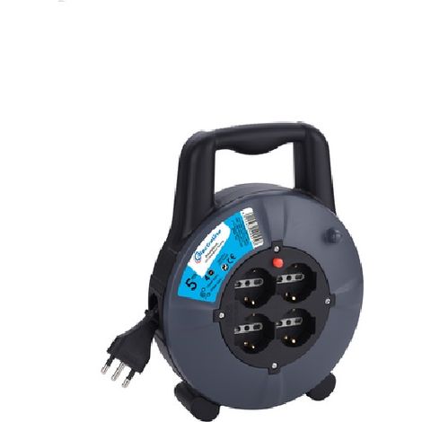 AVVOLGICAVO DOMESTICO CAVO H05VV-F 3X1,5 MT 5 CON 4 PRESE