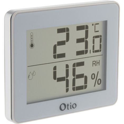 Thermomètre hygromètre digital - blanc - Otio (1/4)