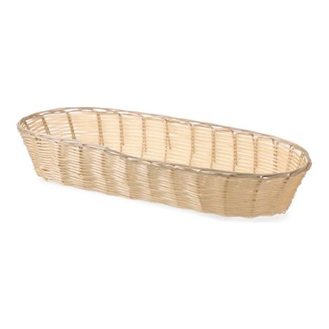 Cestino ovale in polyrattan Hendi - per il pane, lavabile in lavastoviglie (1/3)