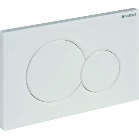 Pulsador de descarga doble para cisternas empotradas Sigma01 - GEBERIT Color: Blanco