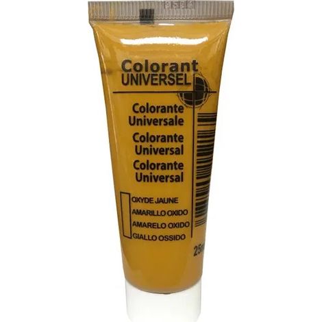 Universalfarbstoff, 25ml Tube, gelbes Oxid.