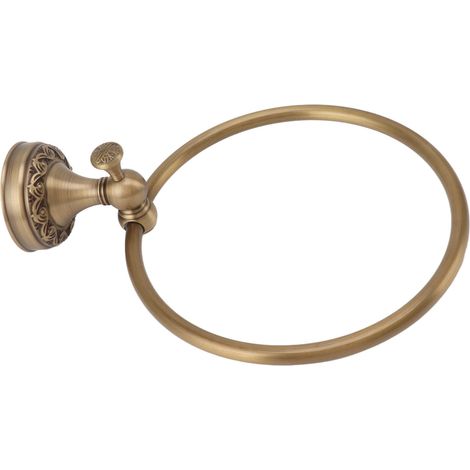 Anneau porte-serviettes mural rond en cuivre pour douchette, 980830 (1/5)