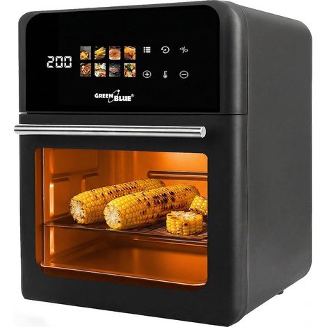 Friteuse à air GreenBlue sans huile, 1800 W, capacité de 10 L, 8 programmes, accessoires, minuterie, GB950 (1/5)