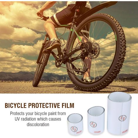 Film de protection transparent anti-rayures pour cadre de vélo de route/VTT (1/5)