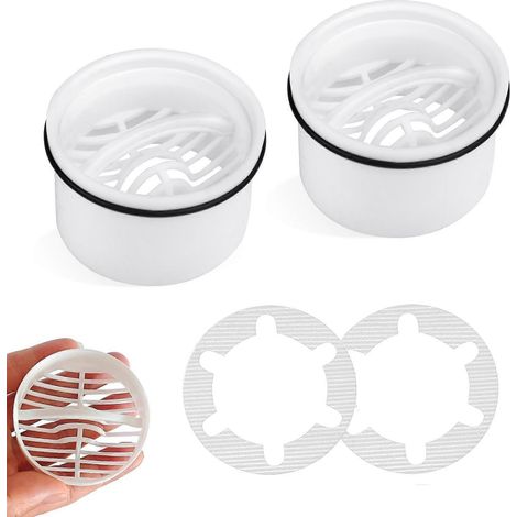 Lot de 2 crépines de douche compatibles avec le raccord de vidange Viega Tempoplex 6960 (1/5)