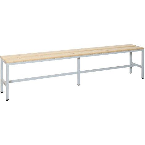 Banc à lattes bois monobloc - L. 200 cm - Maxiburo