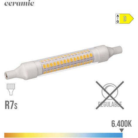Ampoule LED EDM Linéaire 118mm R7S 9W 1280lm 6400K Lumière Froide Ø1,6x11,8cm (1/3)