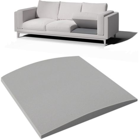 Soporte para cojines de sofá para asientos hundidos – Juego de 3 unidades, color gris (51 x 51 x 5 cm) – Espuma curva de alta densidad (40D) para reparar el hundimiento debajo del cojín (1/5)