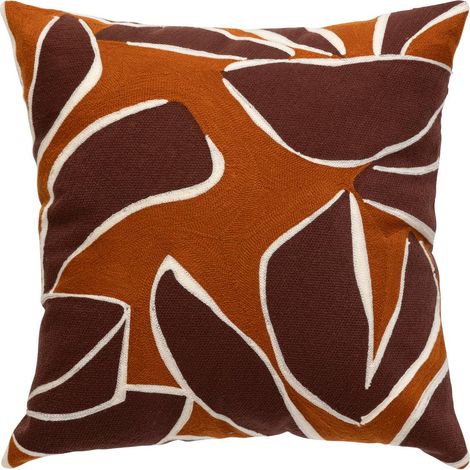 Cuscino Hary rosso rubino 45x45 cm (1/4)