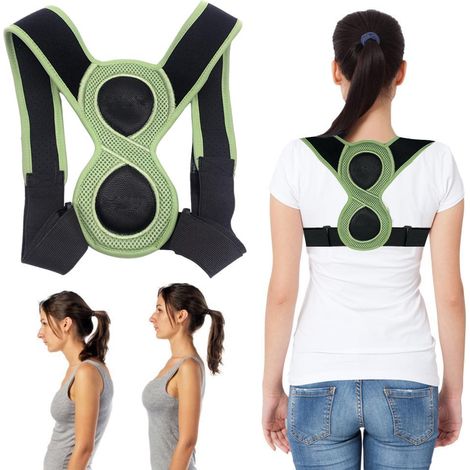 Correcteur de Posture en 8 pour Enfants et Adultes - Soutien Dorsal Ajustable pour le Cou, le Dos et les Épaules (1/5)