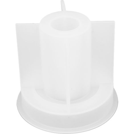 Moule en silicone rond pour bougeoir, décoration de table, moule en résine réutilisable pour décoration de table, idéal pour un dîner aux chandelles à la maison. (1/5)