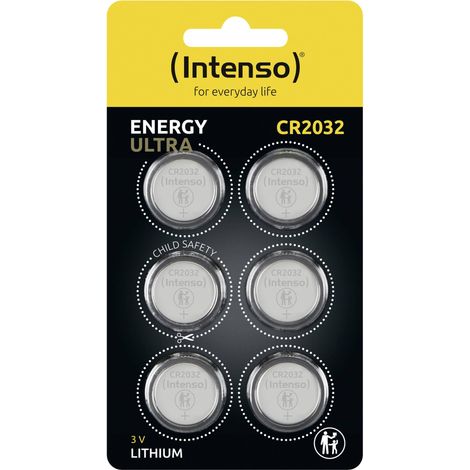 Intenso Pile bouton CR 2032 3 V 6 pc(s) 220 mAh lithium 7502436 (1/3)