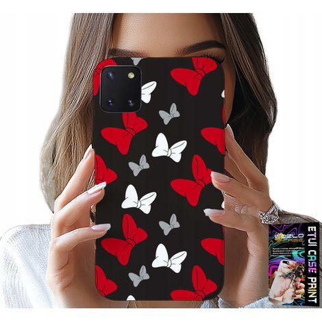 Custodia per Samsung Galaxy A81 - fiocchi rossi e bianchi, mouse, motivi (1/5)