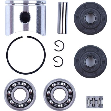 Kit de joints d'huile à roulement à billes de vilebrequin de piston 40mm compatible Husqvarna 41 141 142 Tronçonneuse 530 06 94-54 (1/5)