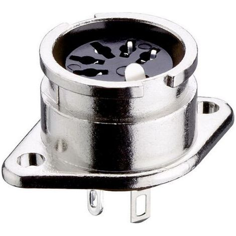 Connecteur rond DIN embase femelle, contacts droits Lumberg 0107 04 Nombre de pôles: 4 argent 1 pc(s) D22248 (1/4)