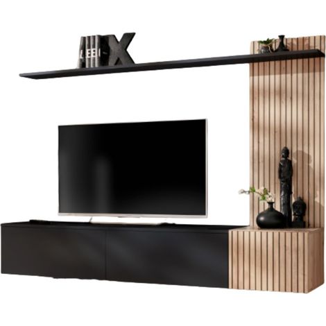 Wandkomposition LIPA – TV-Möbel, Regal und Wandpaneel
