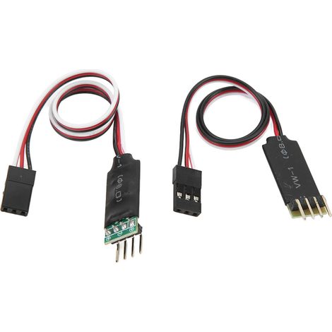 Câble de commande d'éclairage pour voiture RC, LED clignotante marche/arrêt, matériau de qualité supérieure, système de commande facile à trois canaux pour éclairage RC. (1/5)