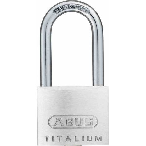 Zylindervorhangschloss 64TI/40HB40 Schlosskörper-B.40mm Titalium verschschl.ABUS