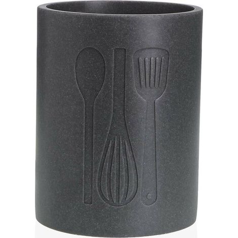 Bote para Utensilios de Cocina Versa Resina Cerámica 13 x 17,5 x 13 cm (1/2)